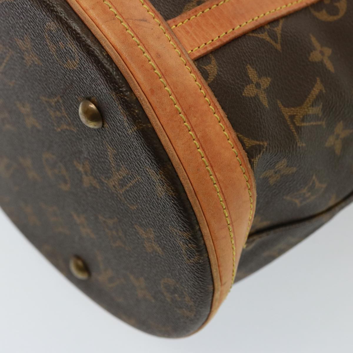 LOUIS VUITTON Monogram Bucket GM Shoulder Bag M42236 LV Auth yk13211