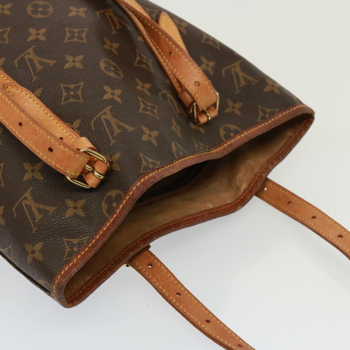 LOUIS VUITTON Monogram Bucket GM Shoulder Bag M42236 LV Auth yk13211