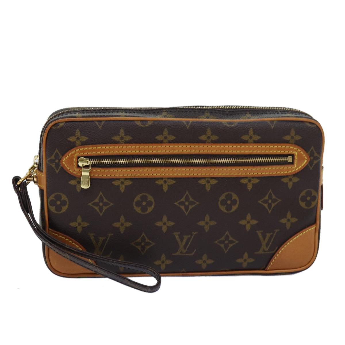 LOUIS VUITTON Monogram Marly Dragonne GM Clutch Bag M51825 LV Auth yk13217