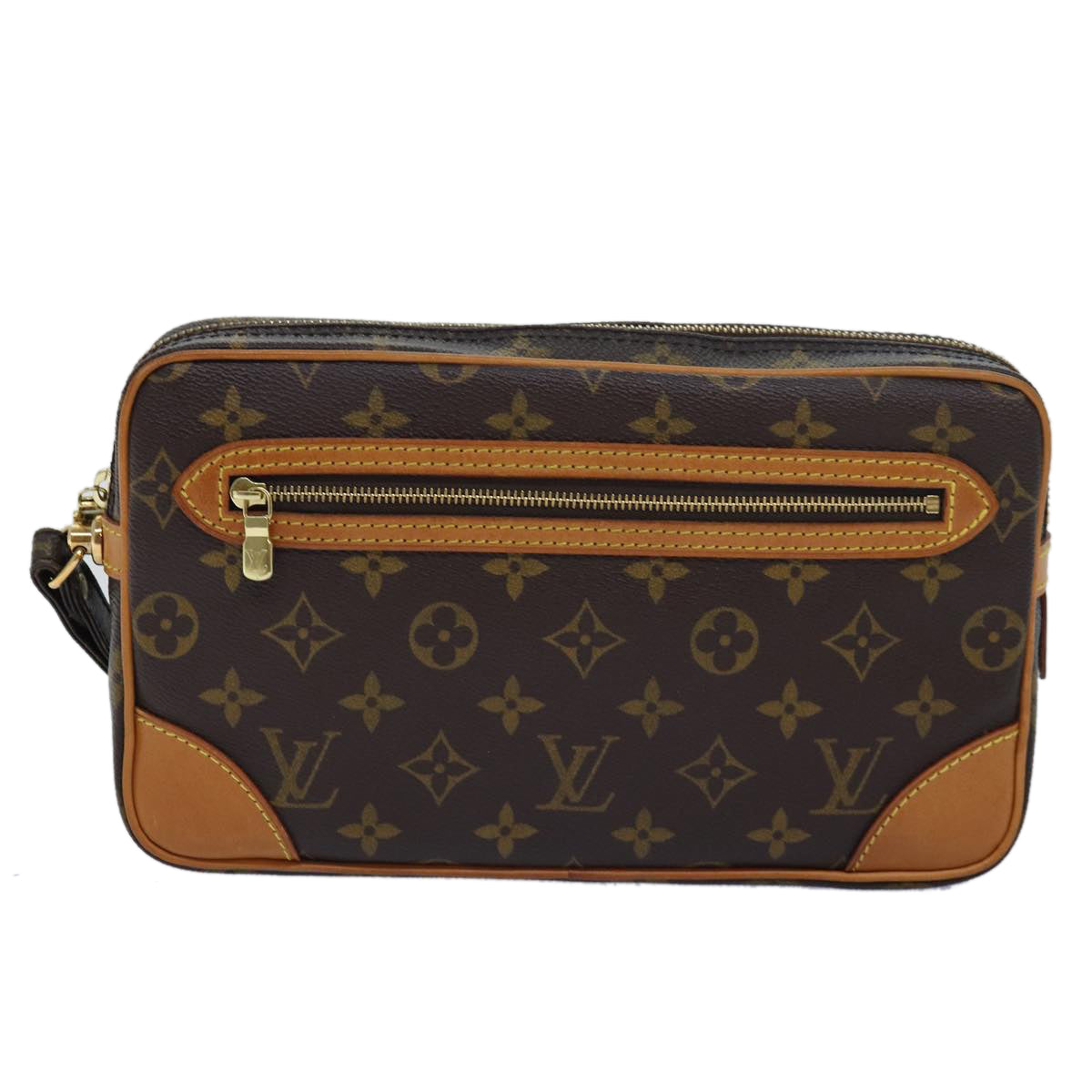 LOUIS VUITTON Monogram Marly Dragonne GM Clutch Bag M51825 LV Auth yk13217