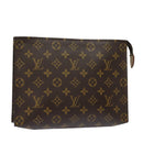 LOUIS VUITTON Monogram Poche Toilette 26 Pouch M47542 LV Auth yk13224-1