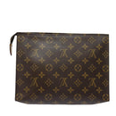 LOUIS VUITTON Monogram Poche Toilette 26 Pouch M47542 LV Auth yk13224-2