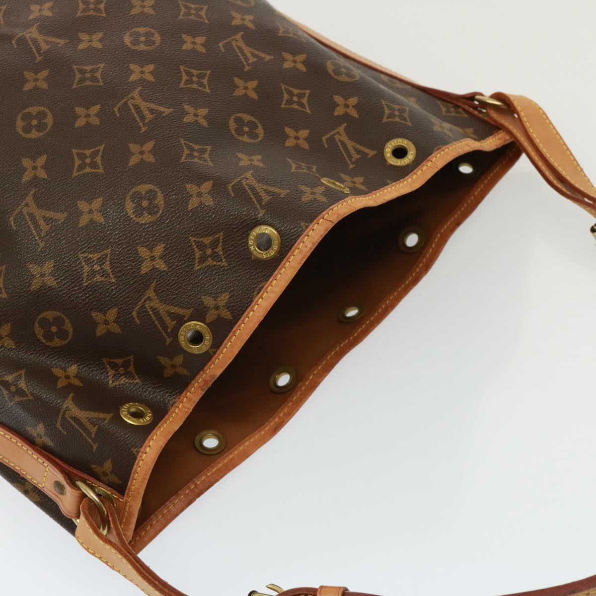 LOUIS VUITTON Monogram Petit Noe Shoulder Bag M42226 LV Auth yk13231