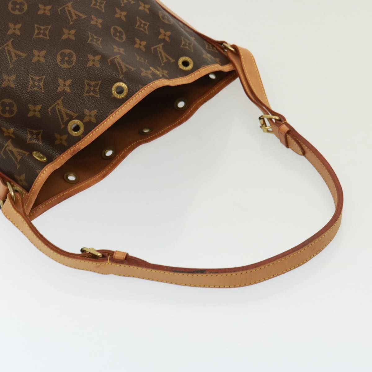 LOUIS VUITTON Monogram Petit Noe Shoulder Bag M42226 LV Auth yk13231