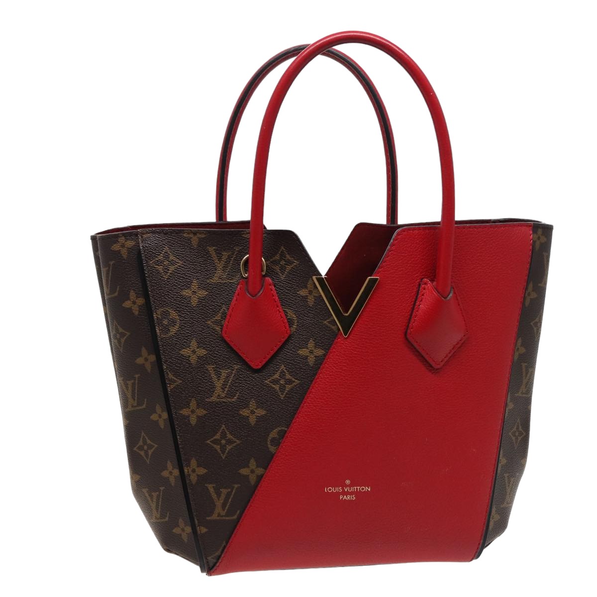 LOUIS VUITTON Monogram Kimono PM Hand Bag Red M41856 LV Auth yk13252A