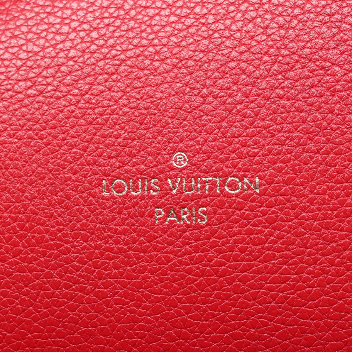 LOUIS VUITTON Monogram Kimono PM Hand Bag Red M41856 LV Auth yk13252A