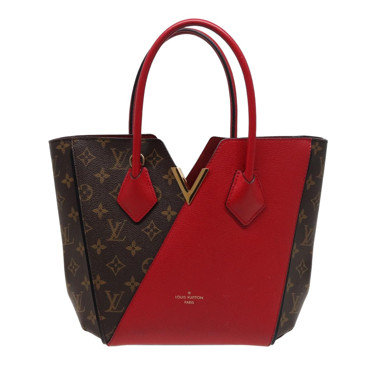 LOUIS VUITTON Monogram Kimono PM Hand Bag Red M41856 LV Auth yk13252A - 0