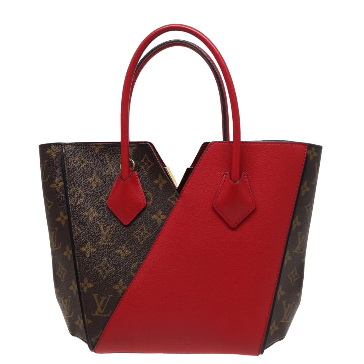 LOUIS VUITTON Monogram Kimono PM Hand Bag Red M41856 LV Auth yk13252A