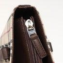 BURBERRY Nova Check Tote Bag Canvas Beige Auth yk13282-10