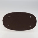 BURBERRY Nova Check Tote Bag Canvas Beige Auth yk13282-5