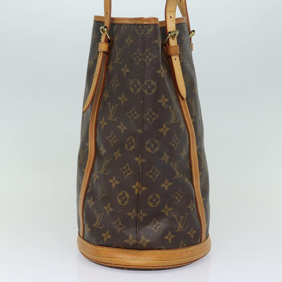 LOUIS VUITTON Monogram Bucket GM Shoulder Bag M42236 LV Auth yk13297