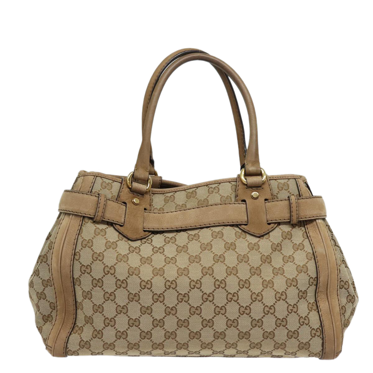 GUCCI GG Canvas Running Hand Bag Beige 247183 Auth yk13303 - 0