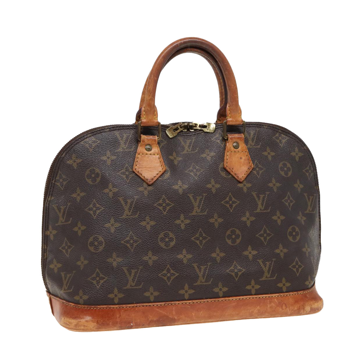 LOUIS VUITTON Monogram Alma Hand Bag M51130 LV Auth yk13326