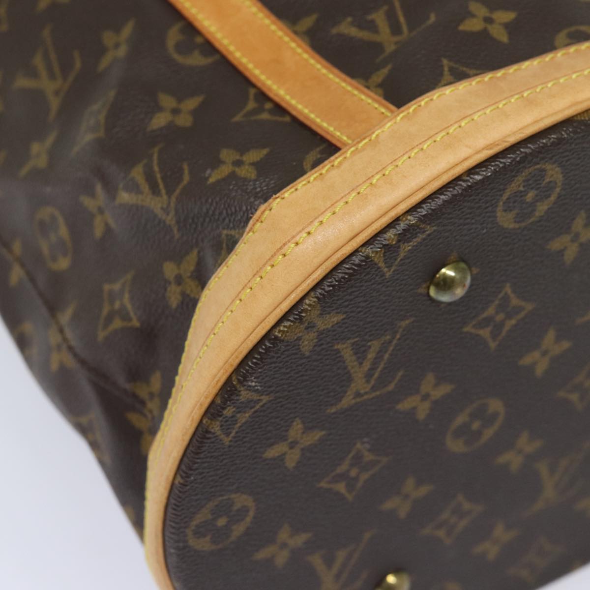 LOUIS VUITTON Monogram Bucket GM Shoulder Bag M42236 LV Auth yk13339