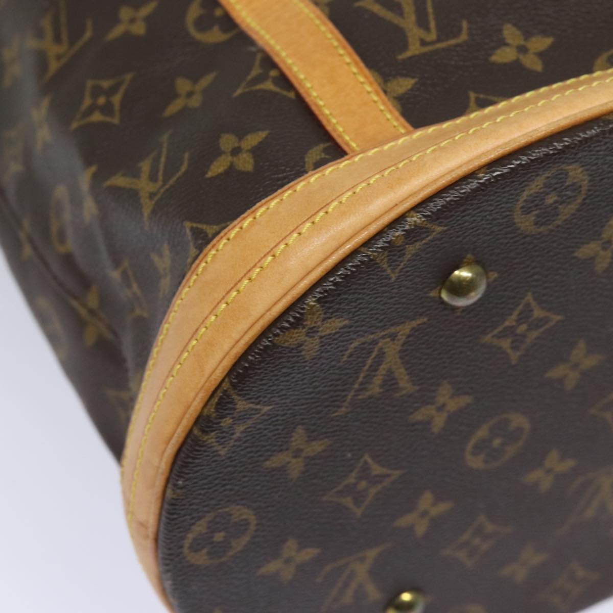 LOUIS VUITTON Monogram Bucket GM Shoulder Bag M42236 LV Auth yk13339