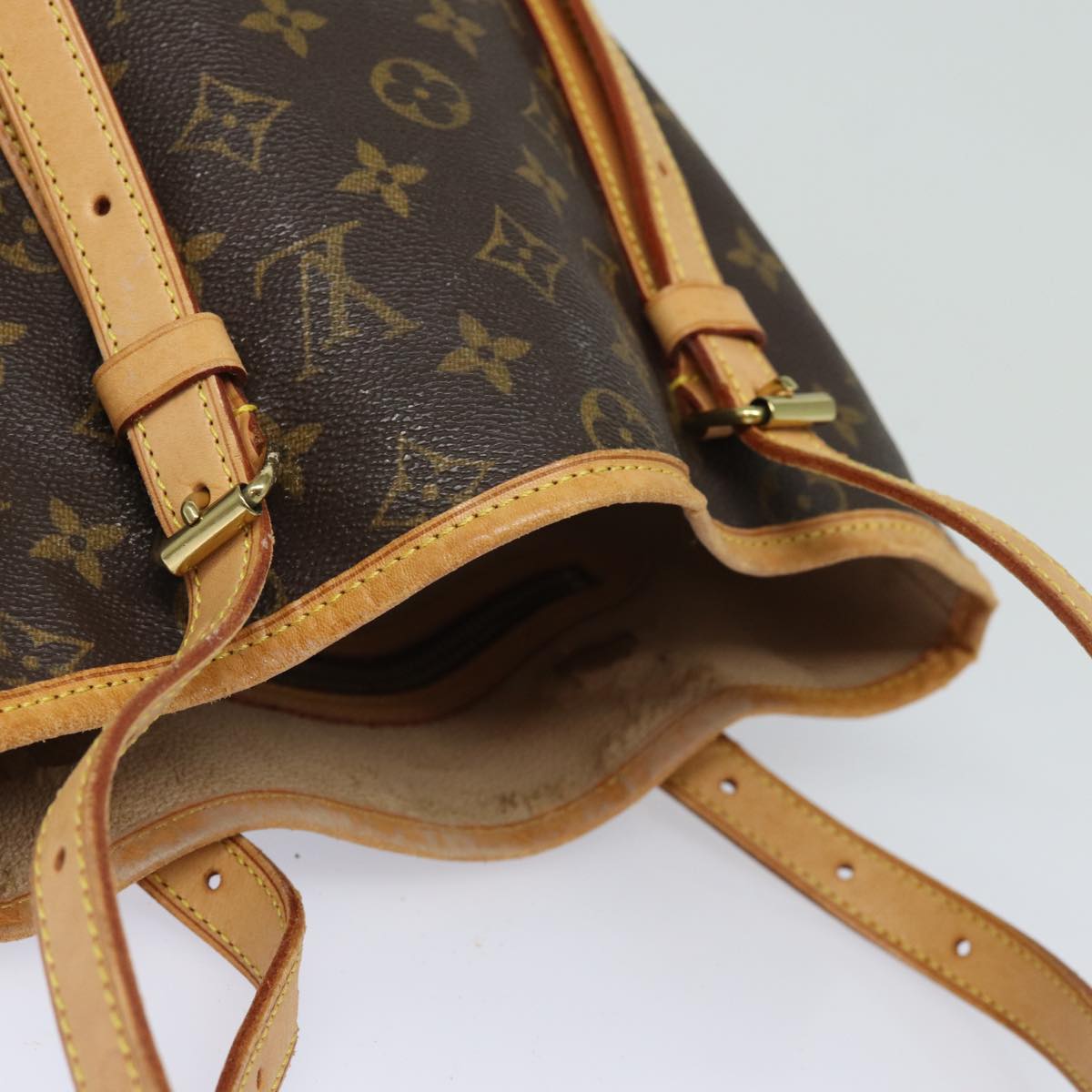 LOUIS VUITTON Monogram Bucket GM Shoulder Bag M42236 LV Auth yk13339