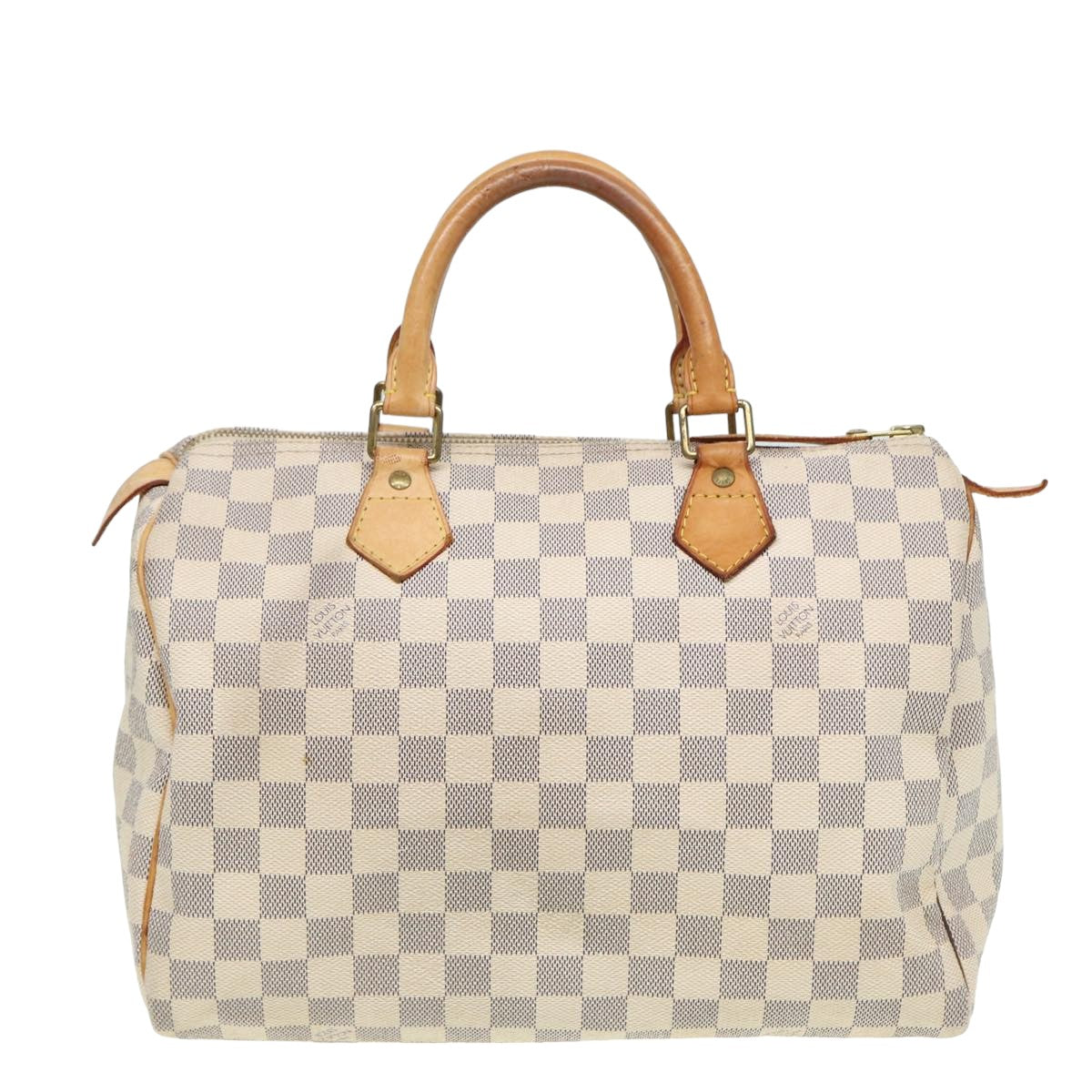 LOUIS VUITTON Damier Azur Speedy 30 Hand Bag N41533 LV Auth yk13352