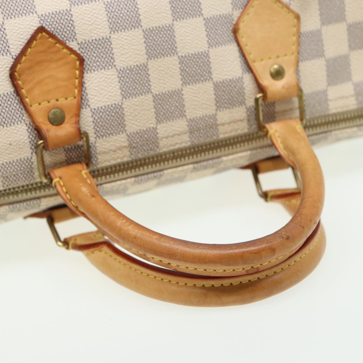 LOUIS VUITTON Damier Azur Speedy 30 Hand Bag N41533 LV Auth yk13352