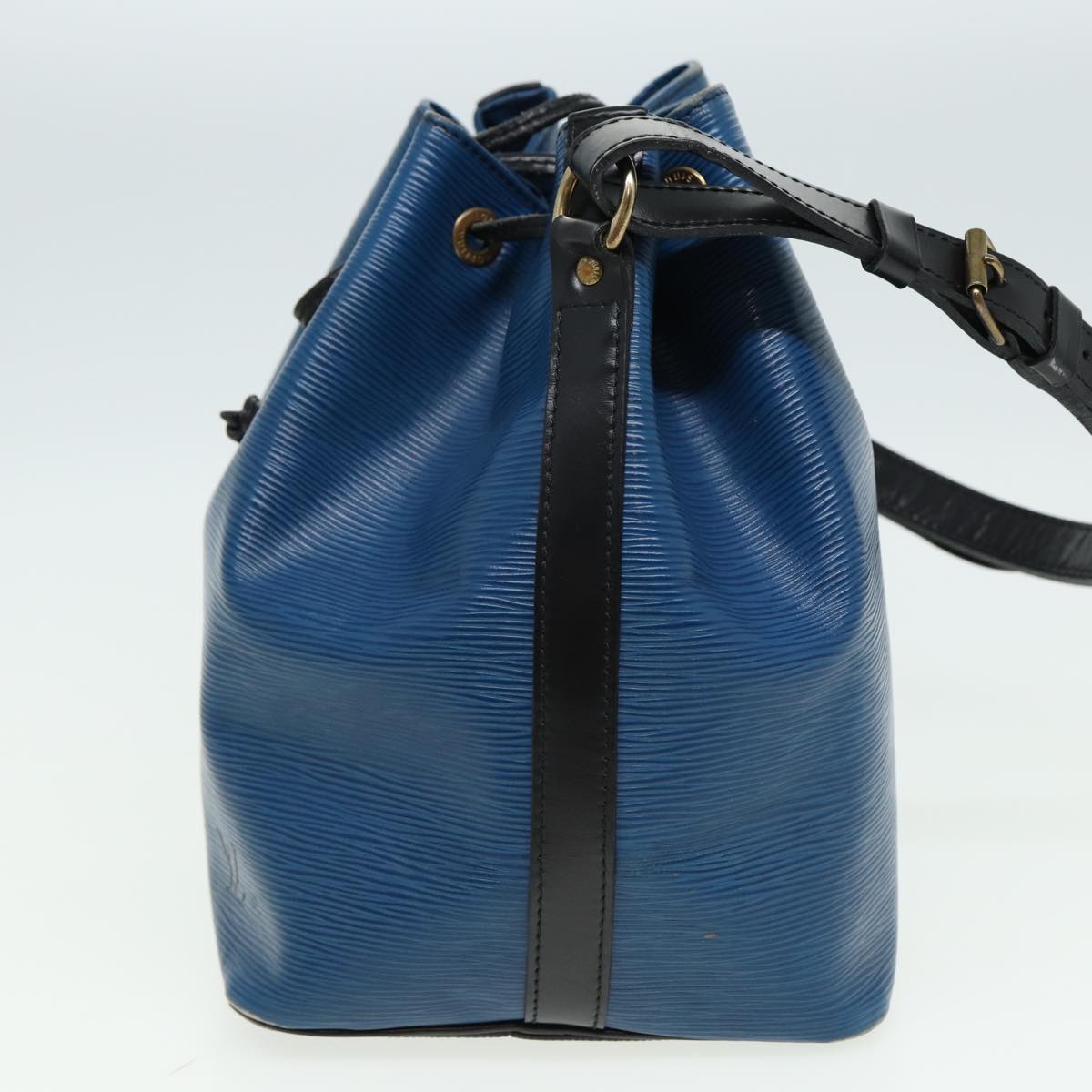 LOUIS VUITTON Epi Petit Noe Shoulder Bag By color Black Blue M44152 Auth yk13363