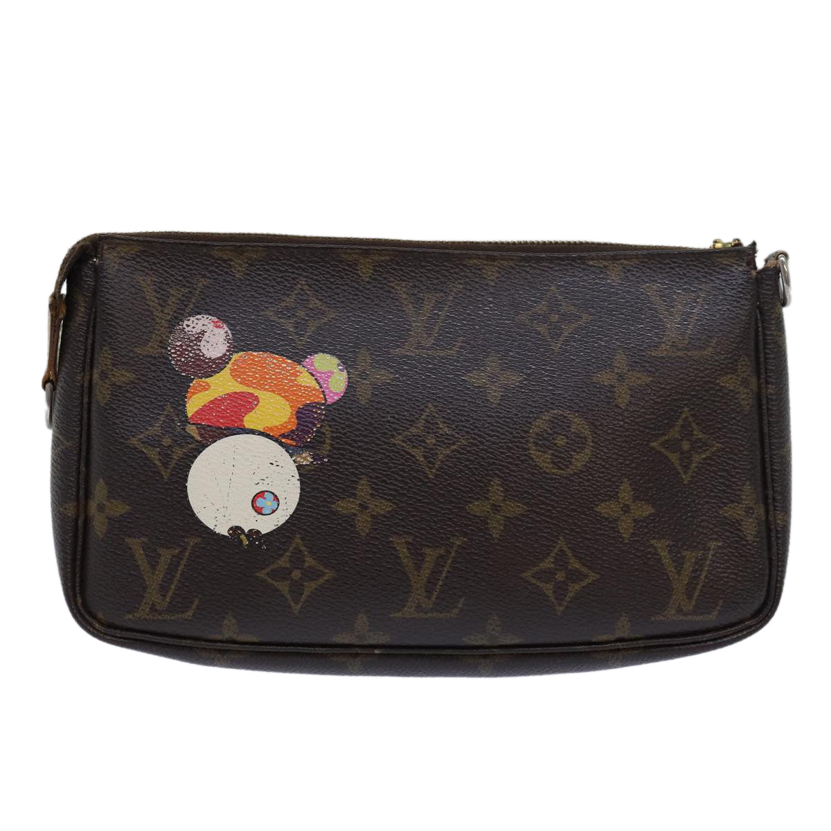 LOUIS VUITTON Monogram Panda Pochette Accessoires Pouch M51981 LV Auth yk13387 - 0