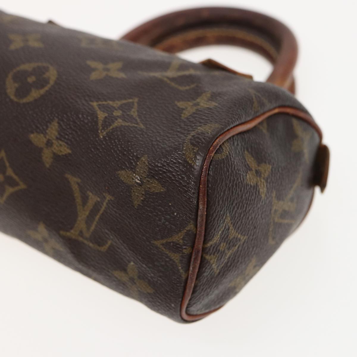 LOUIS VUITTON Monogram Mini Speedy Hand Bag M41534 LV Auth yk13403