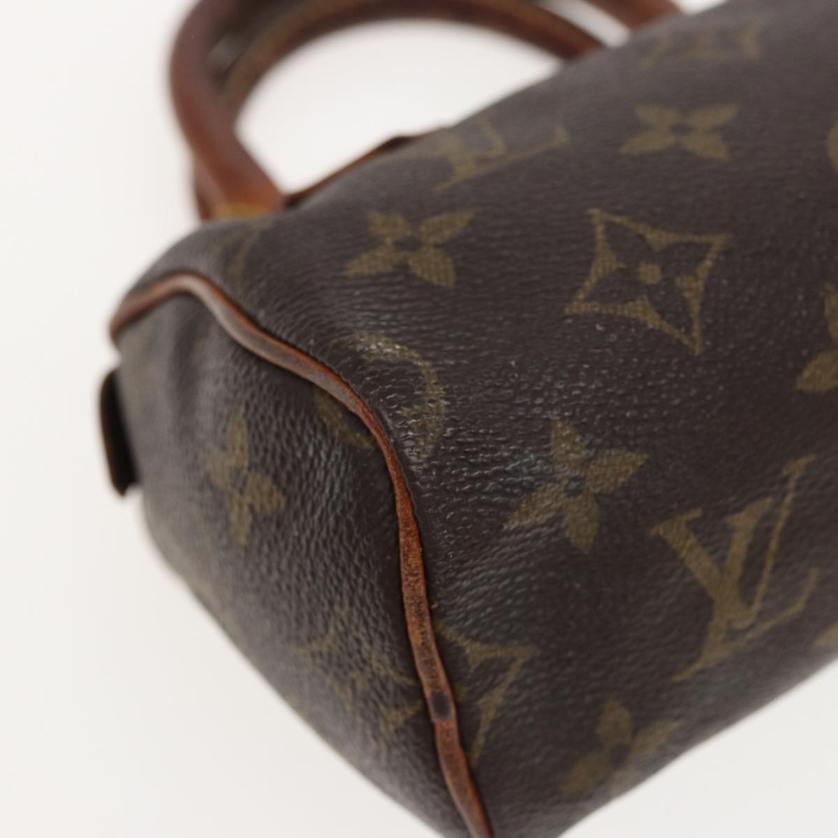 LOUIS VUITTON Monogram Mini Speedy Hand Bag M41534 LV Auth yk13403