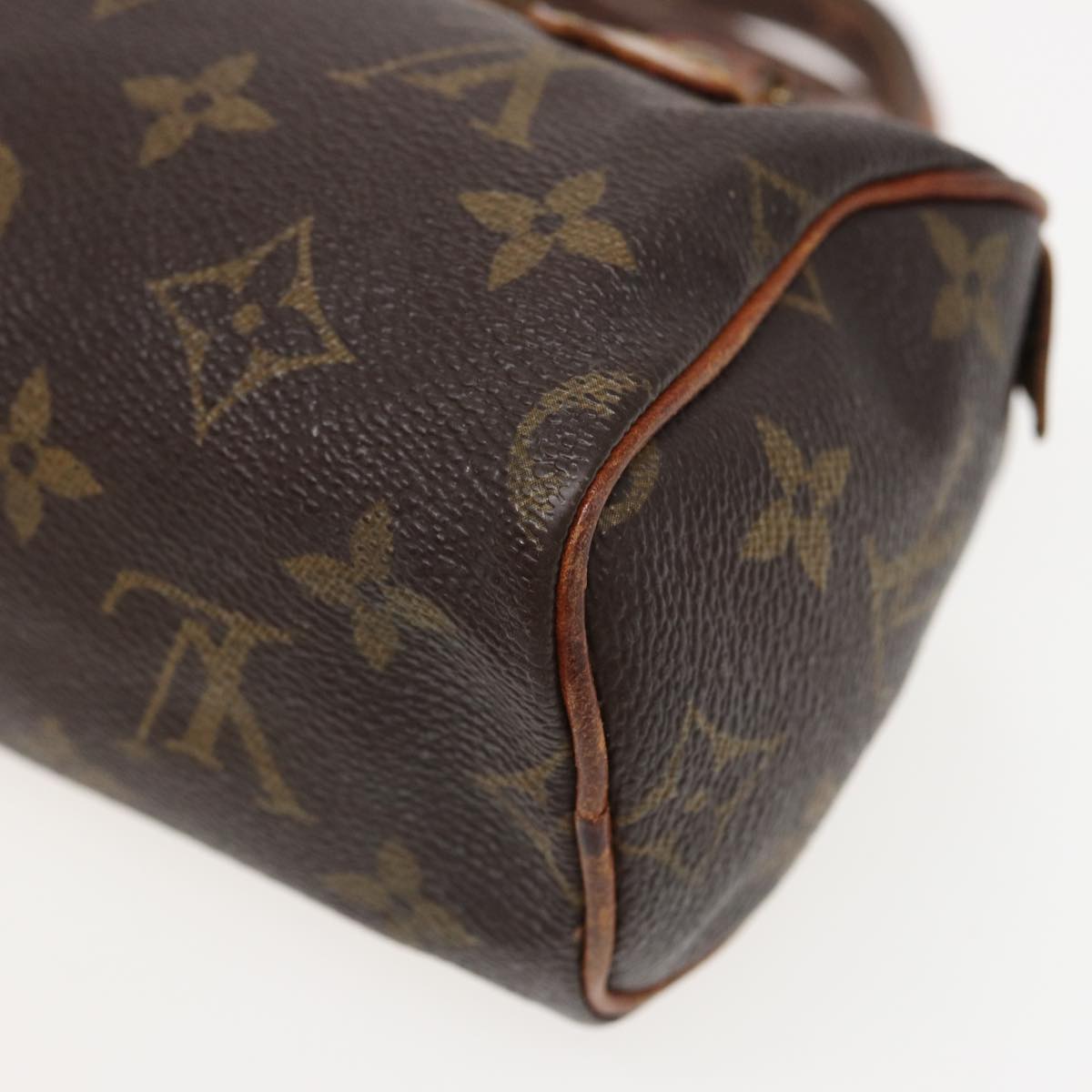 LOUIS VUITTON Monogram Mini Speedy Hand Bag M41534 LV Auth yk13403