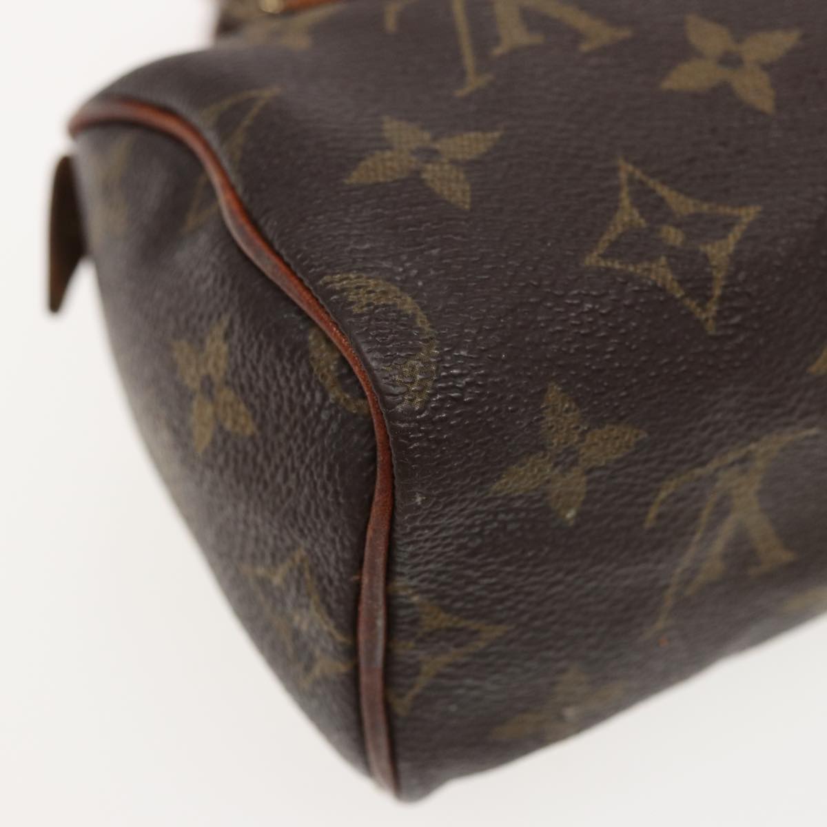 LOUIS VUITTON Monogram Mini Speedy Hand Bag M41534 LV Auth yk13403