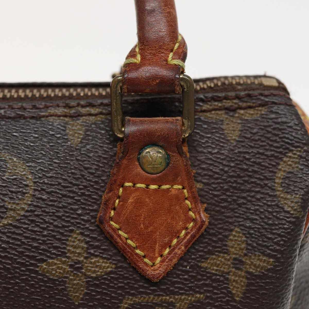 LOUIS VUITTON Monogram Mini Speedy Hand Bag M41534 LV Auth yk13403