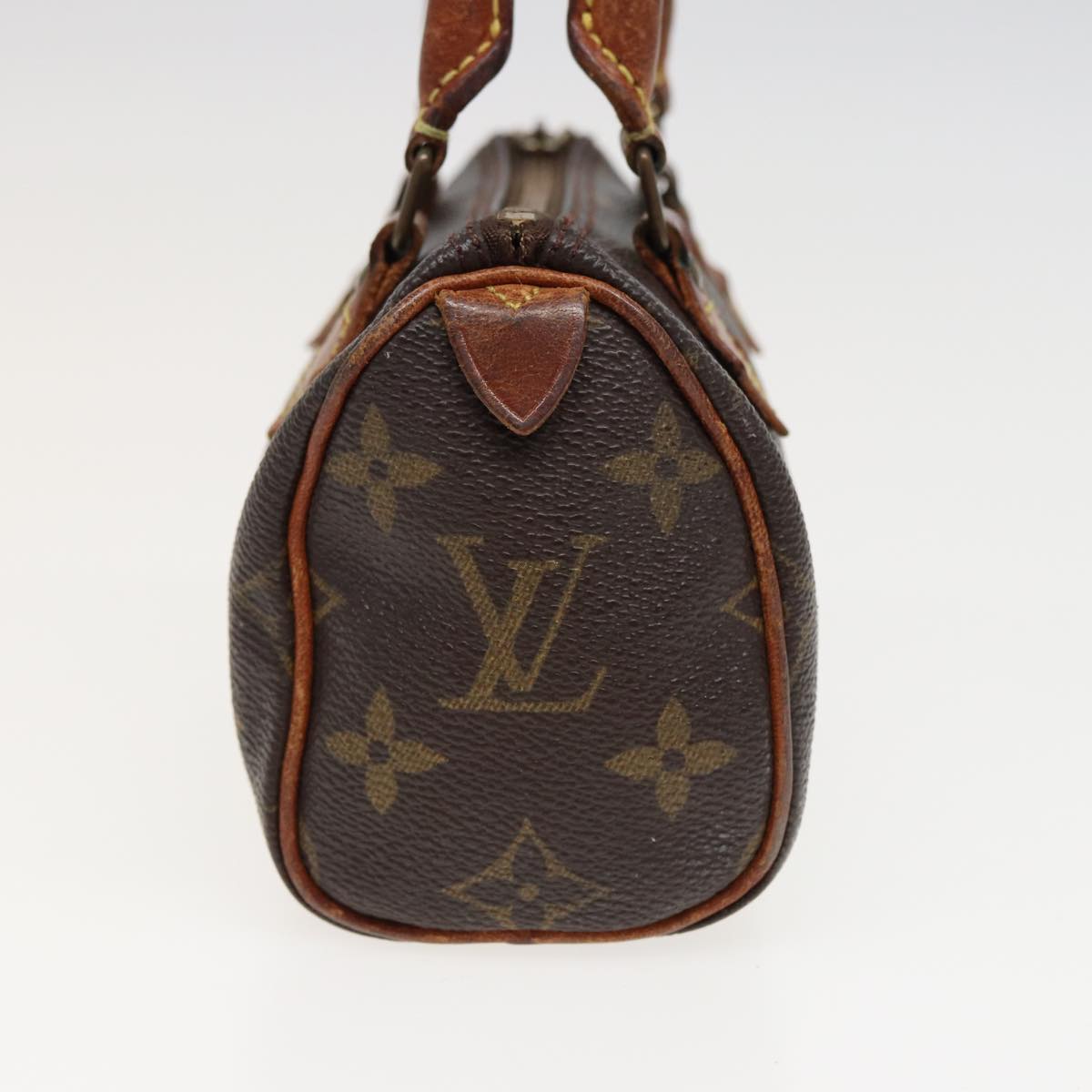 LOUIS VUITTON Monogram Mini Speedy Hand Bag M41534 LV Auth yk13403