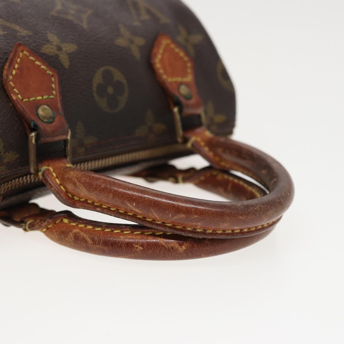 LOUIS VUITTON Monogram Mini Speedy Hand Bag M41534 LV Auth yk13403