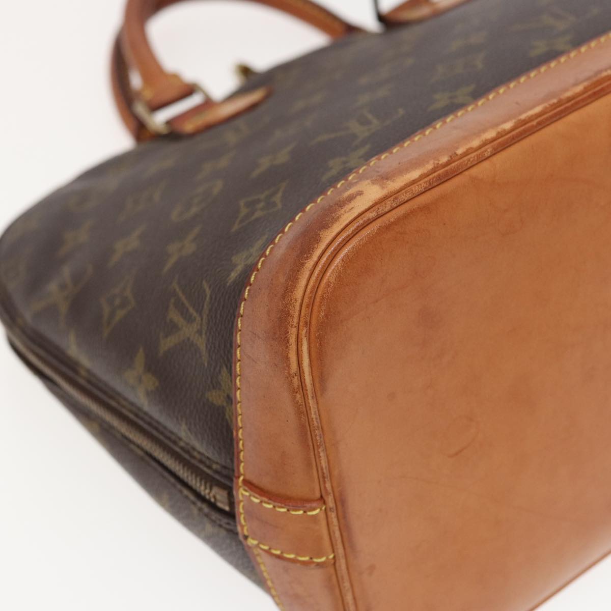 LOUIS VUITTON Monogram Alma Hand Bag M51130 LV Auth yk13405