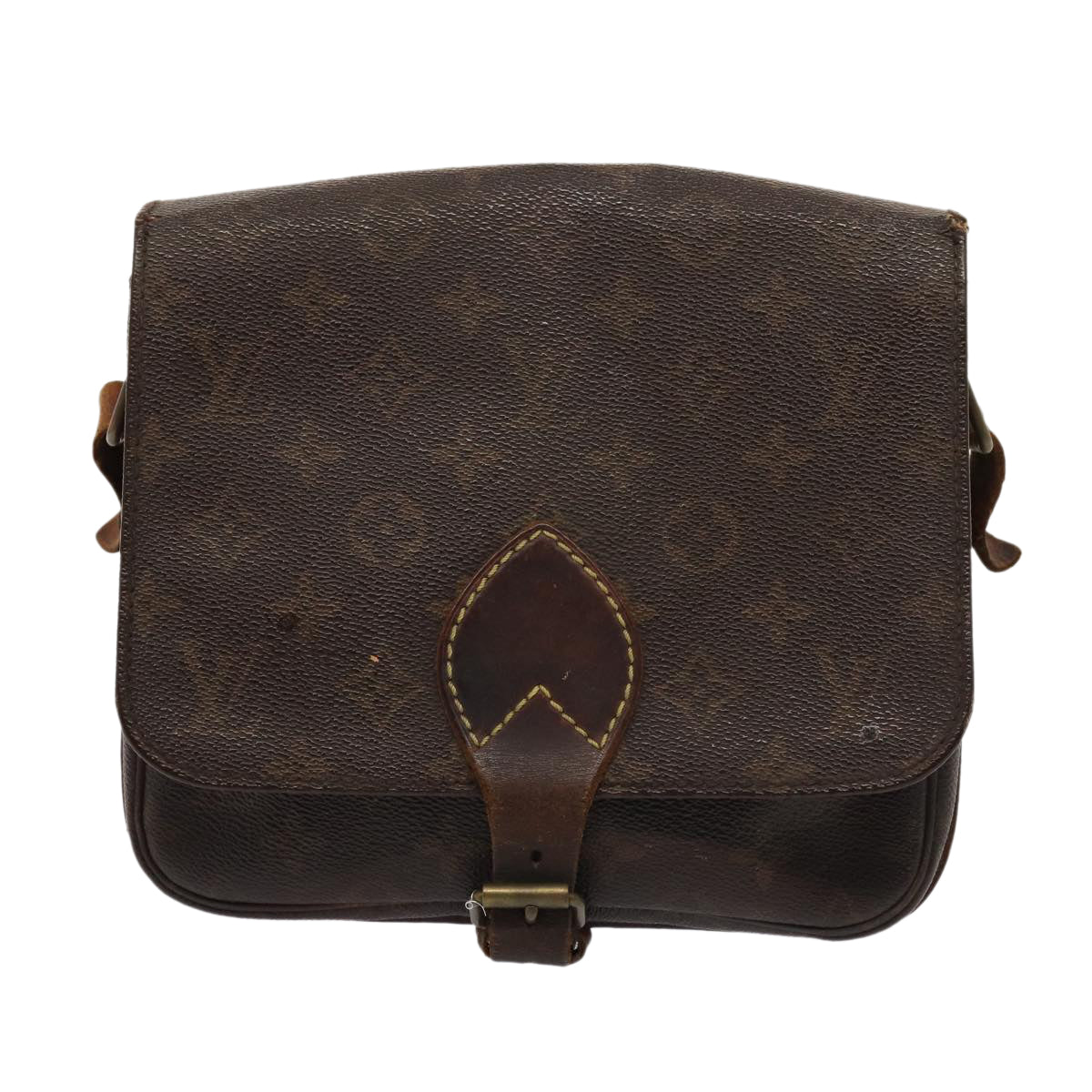 LOUIS VUITTON Monogram Cartouchiere MM Shoulder Bag M51253 LV Auth yk13407