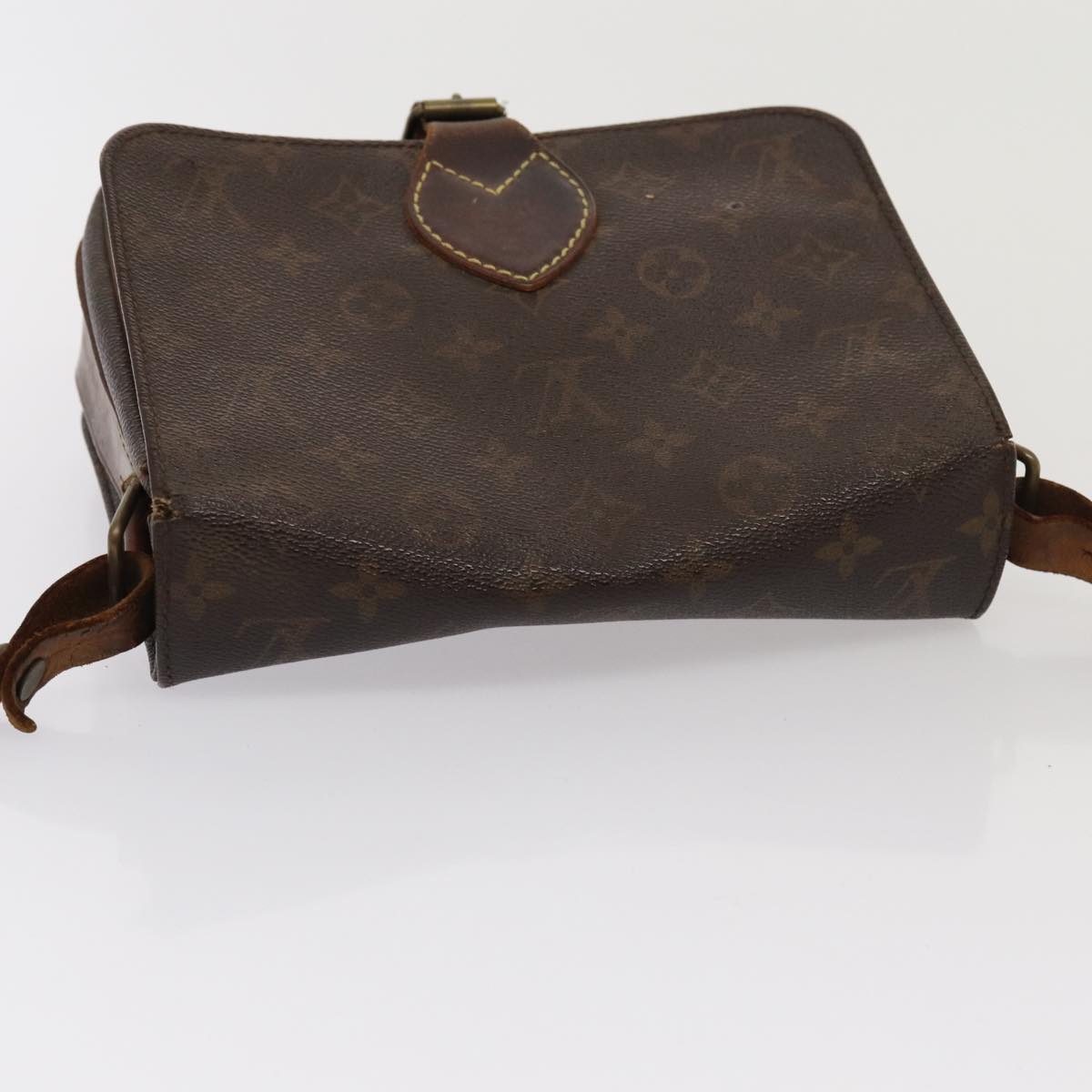 LOUIS VUITTON Monogram Cartouchiere MM Shoulder Bag M51253 LV Auth yk13407