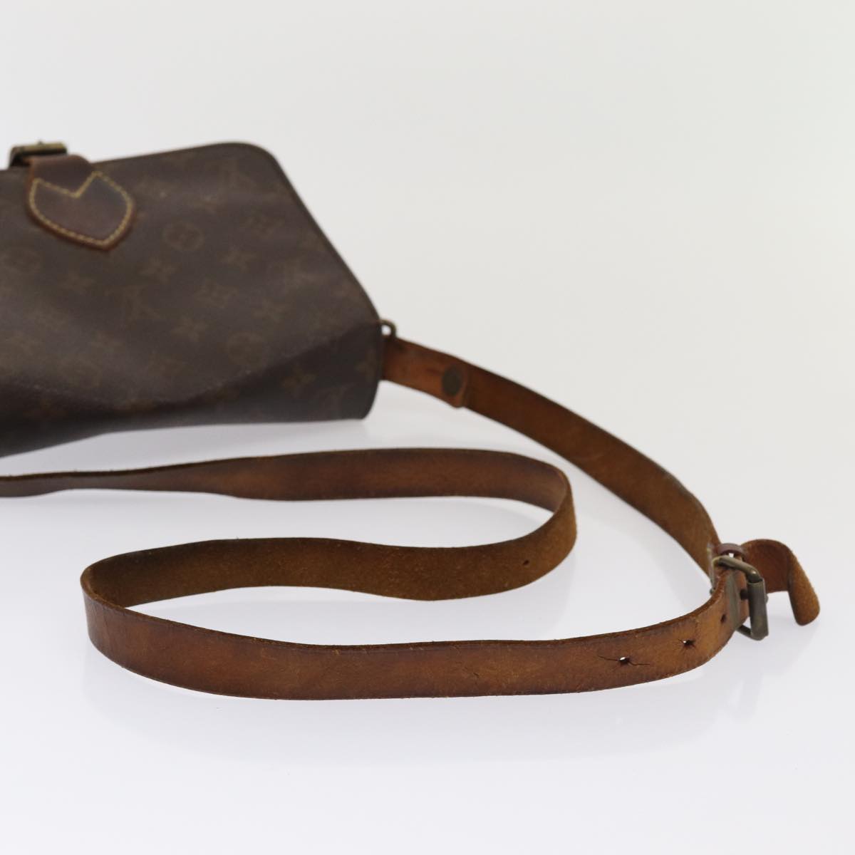 LOUIS VUITTON Monogram Cartouchiere MM Shoulder Bag M51253 LV Auth yk13407