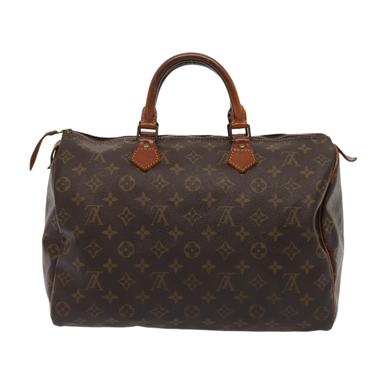 LOUIS VUITTON Monogram Speedy 35 Hand Bag M41524 LV Auth yk13412