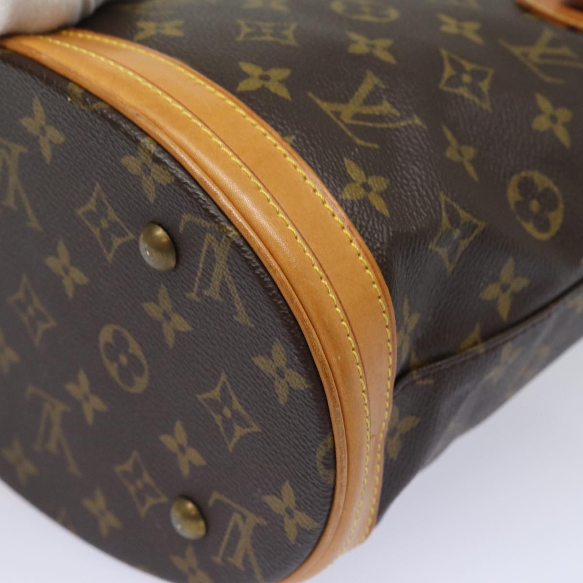 LOUIS VUITTON Monogram Bucket PM Shoulder Bag M42238 LV Auth yk13416