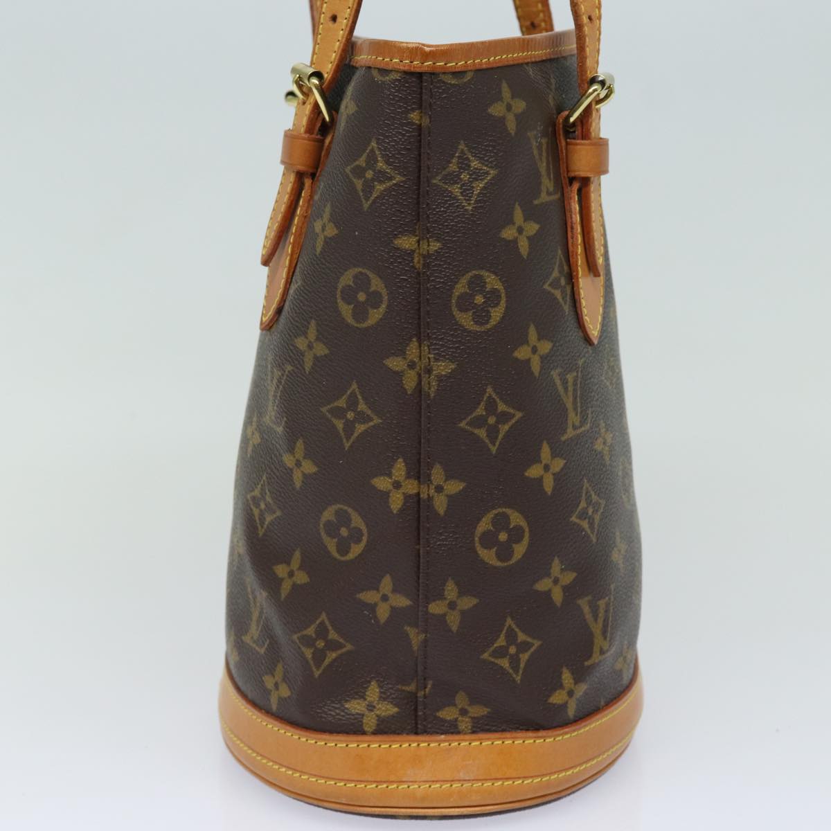 LOUIS VUITTON Monogram Bucket PM Shoulder Bag M42238 LV Auth yk13416