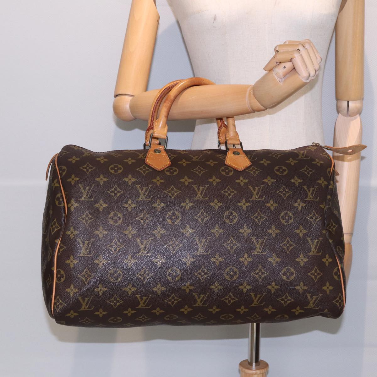 LOUIS VUITTON Monogram Speedy 40 Hand Bag M41522 LV Auth yk13431