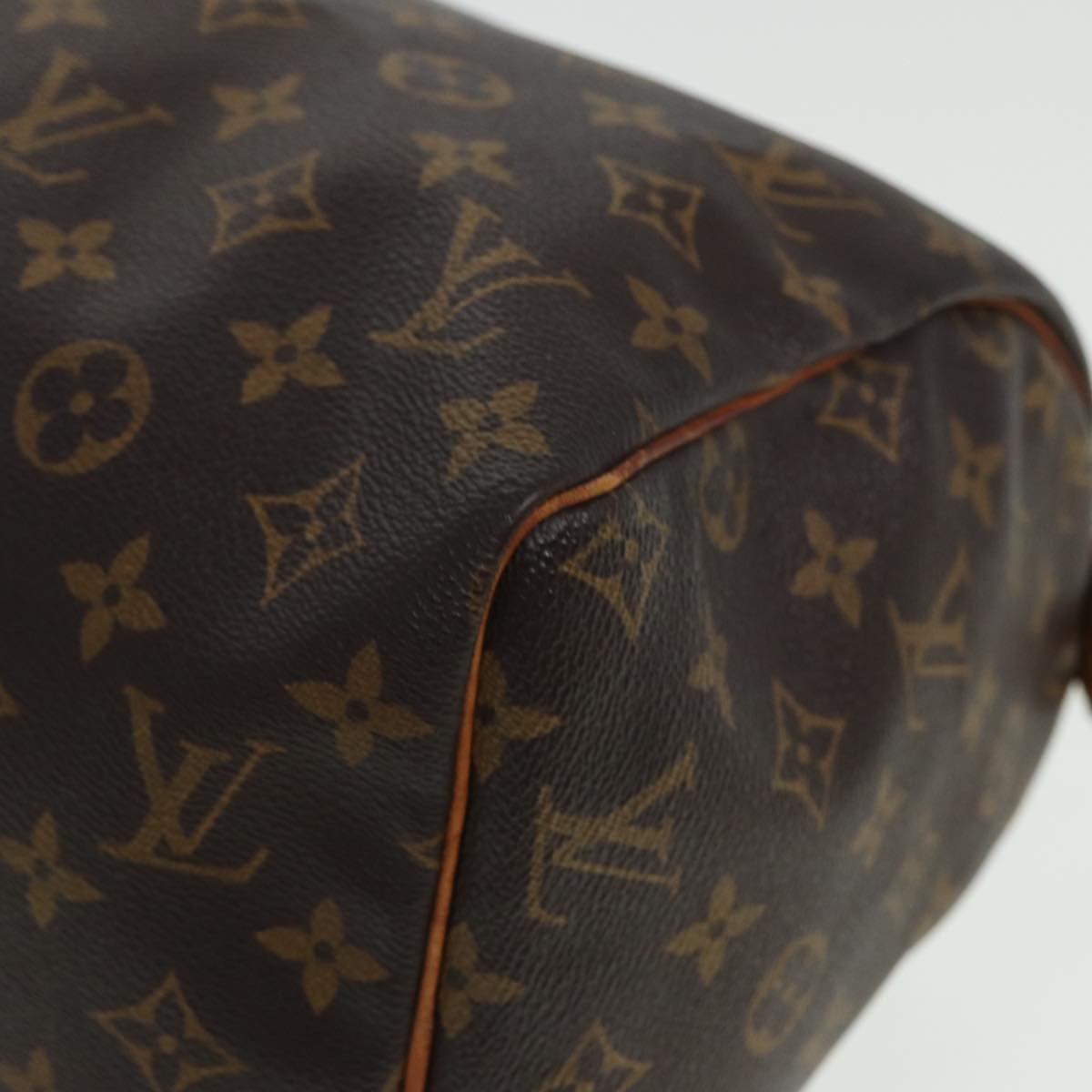 LOUIS VUITTON Monogram Speedy 30 Hand Bag M41526 LV Auth yk13441