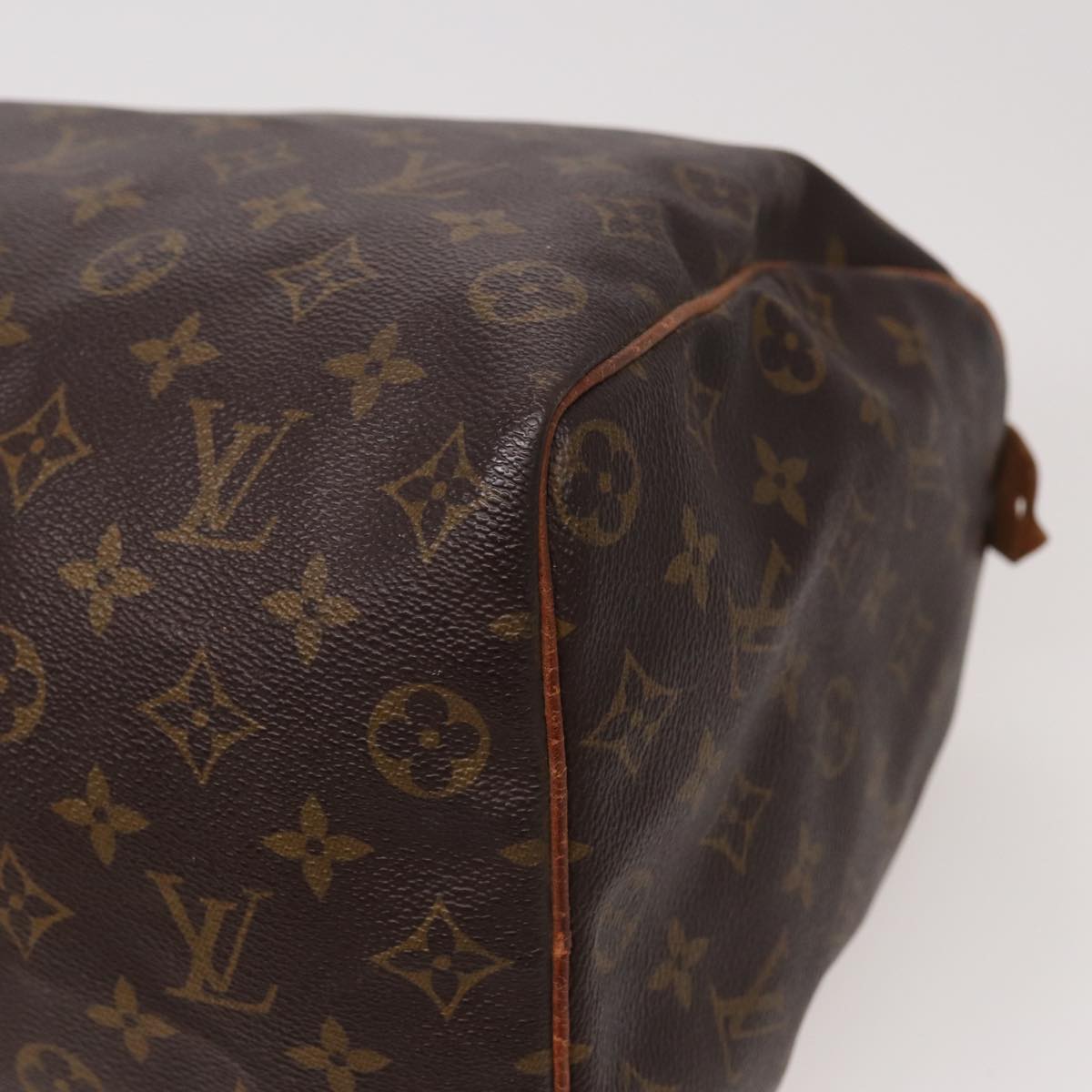 LOUIS VUITTON Monogram Speedy 35 Hand Bag M41524 LV Auth yk13444