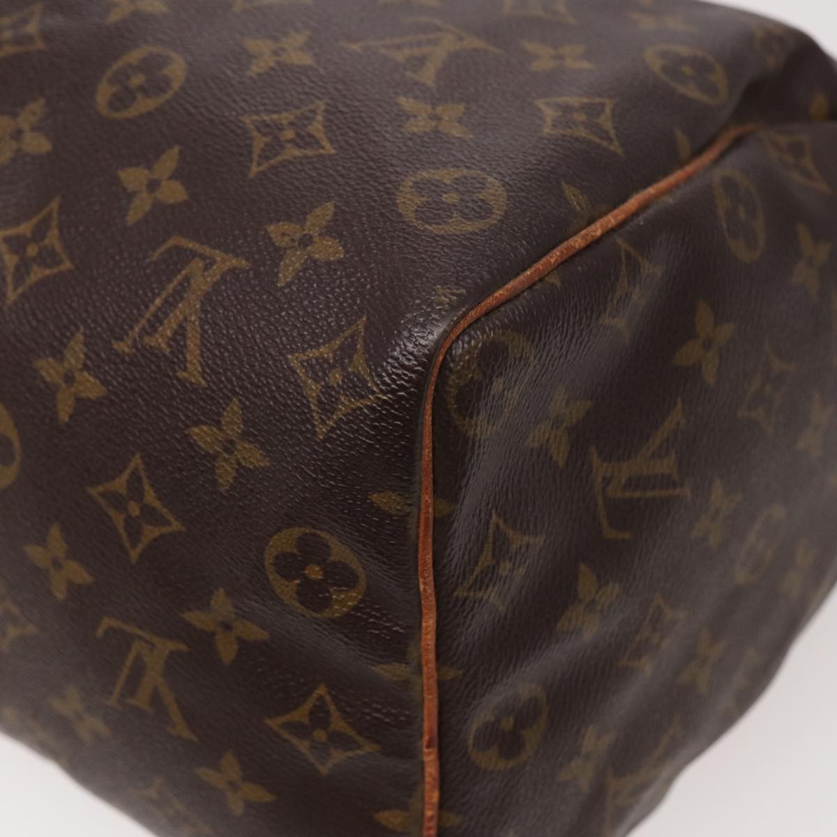 LOUIS VUITTON Monogram Speedy 35 Hand Bag M41524 LV Auth yk13444