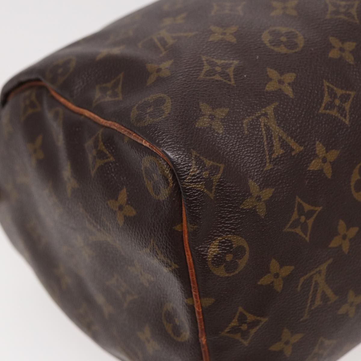 LOUIS VUITTON Monogram Speedy 35 Hand Bag M41524 LV Auth yk13444