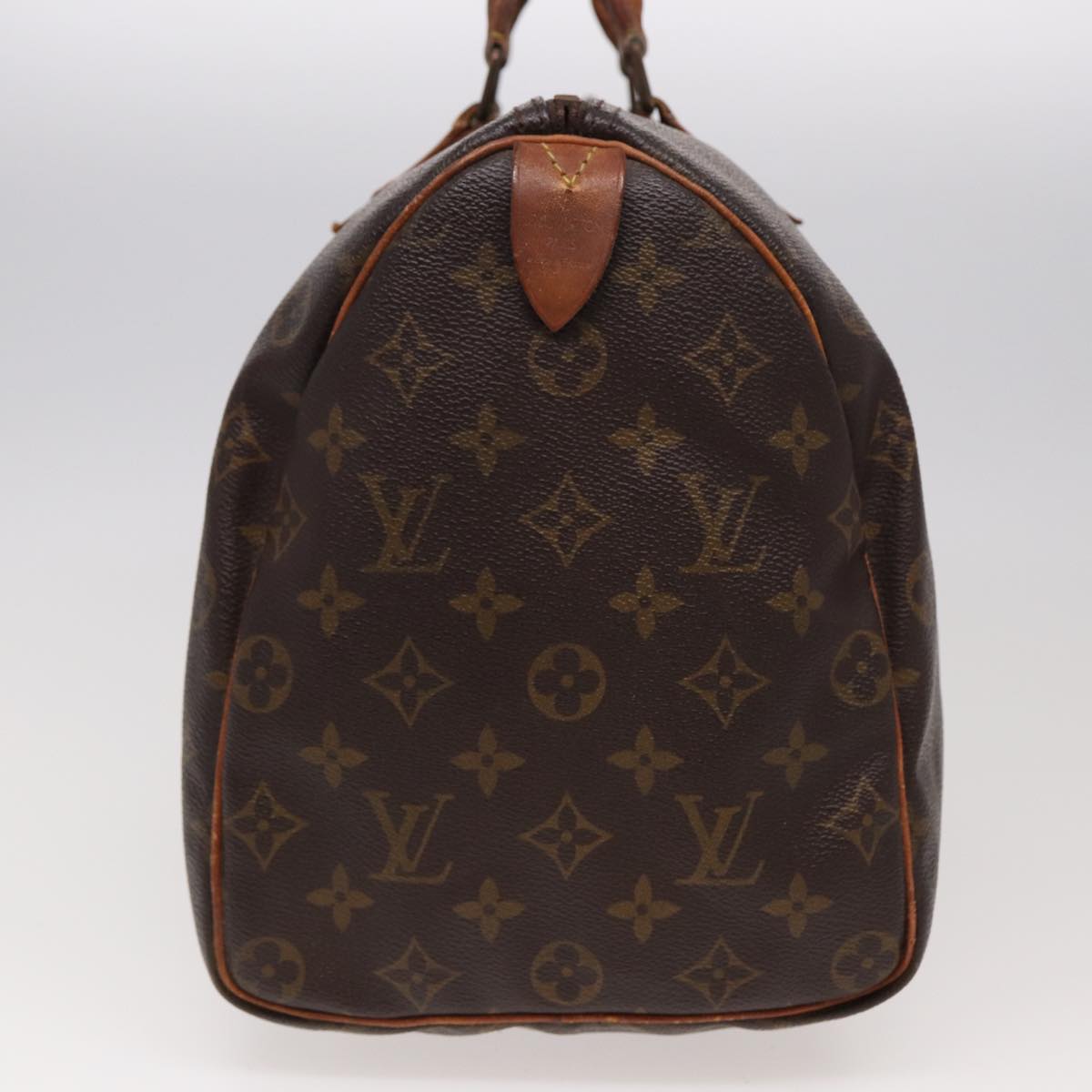 LOUIS VUITTON Monogram Speedy 35 Hand Bag M41524 LV Auth yk13444