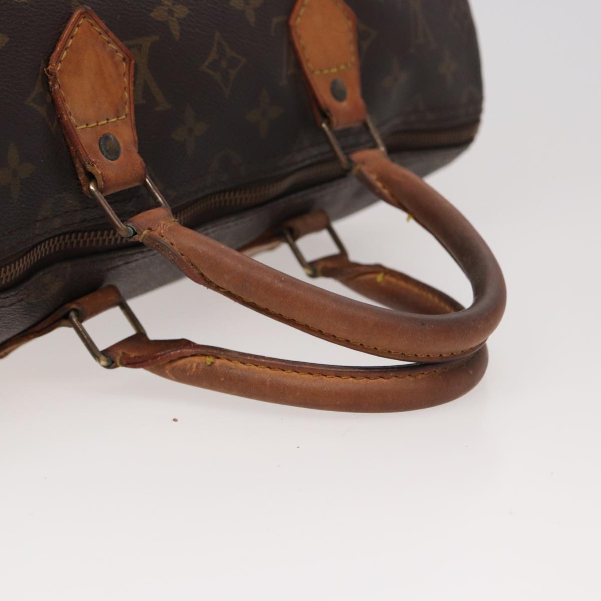 LOUIS VUITTON Monogram Speedy 35 Hand Bag M41524 LV Auth yk13444