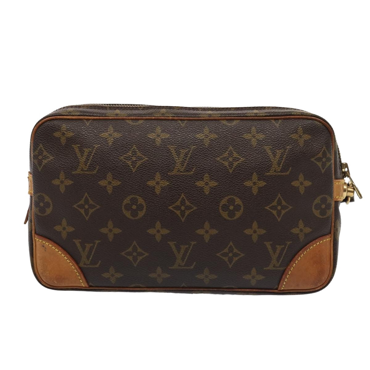 LOUIS VUITTON Monogram Marly Dragonne GM Clutch Bag M51825 LV Auth yk13448