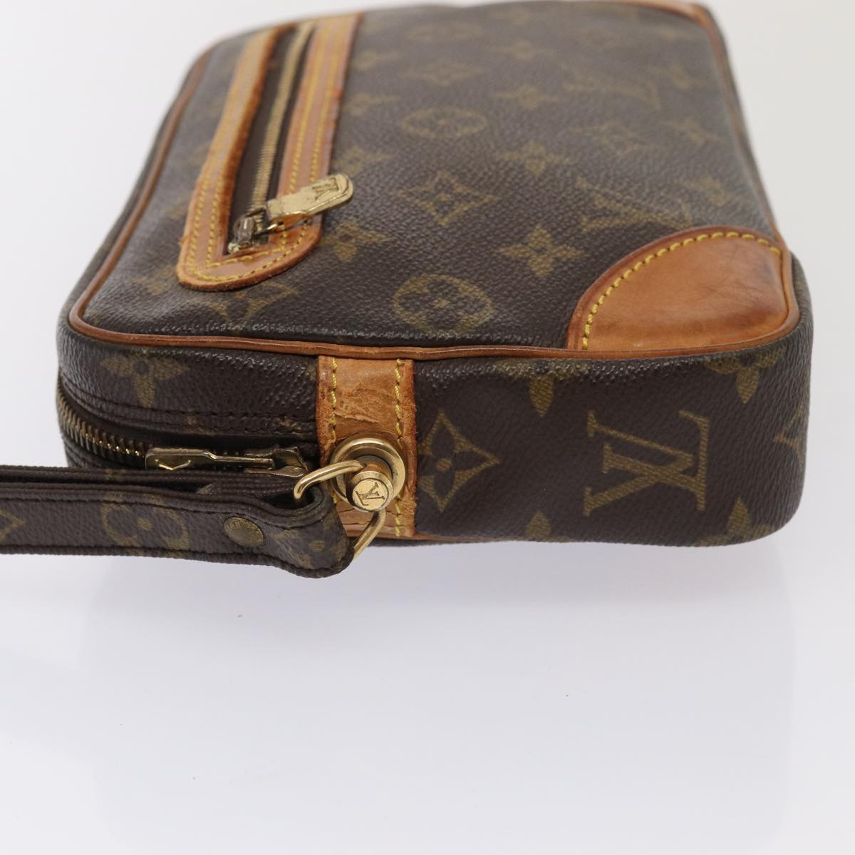 LOUIS VUITTON Monogram Marly Dragonne GM Clutch Bag M51825 LV Auth yk13448