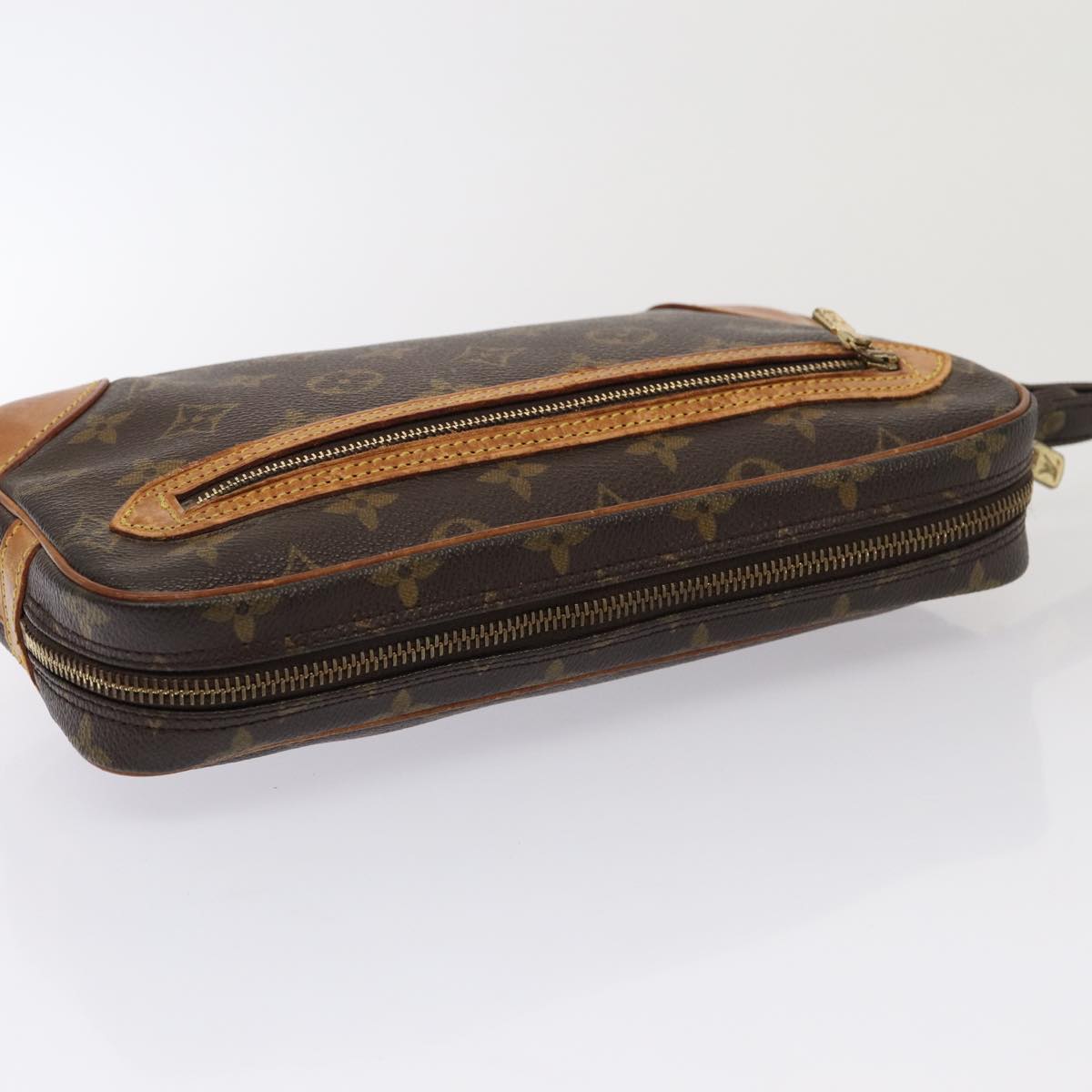 LOUIS VUITTON Monogram Marly Dragonne GM Clutch Bag M51825 LV Auth yk13448