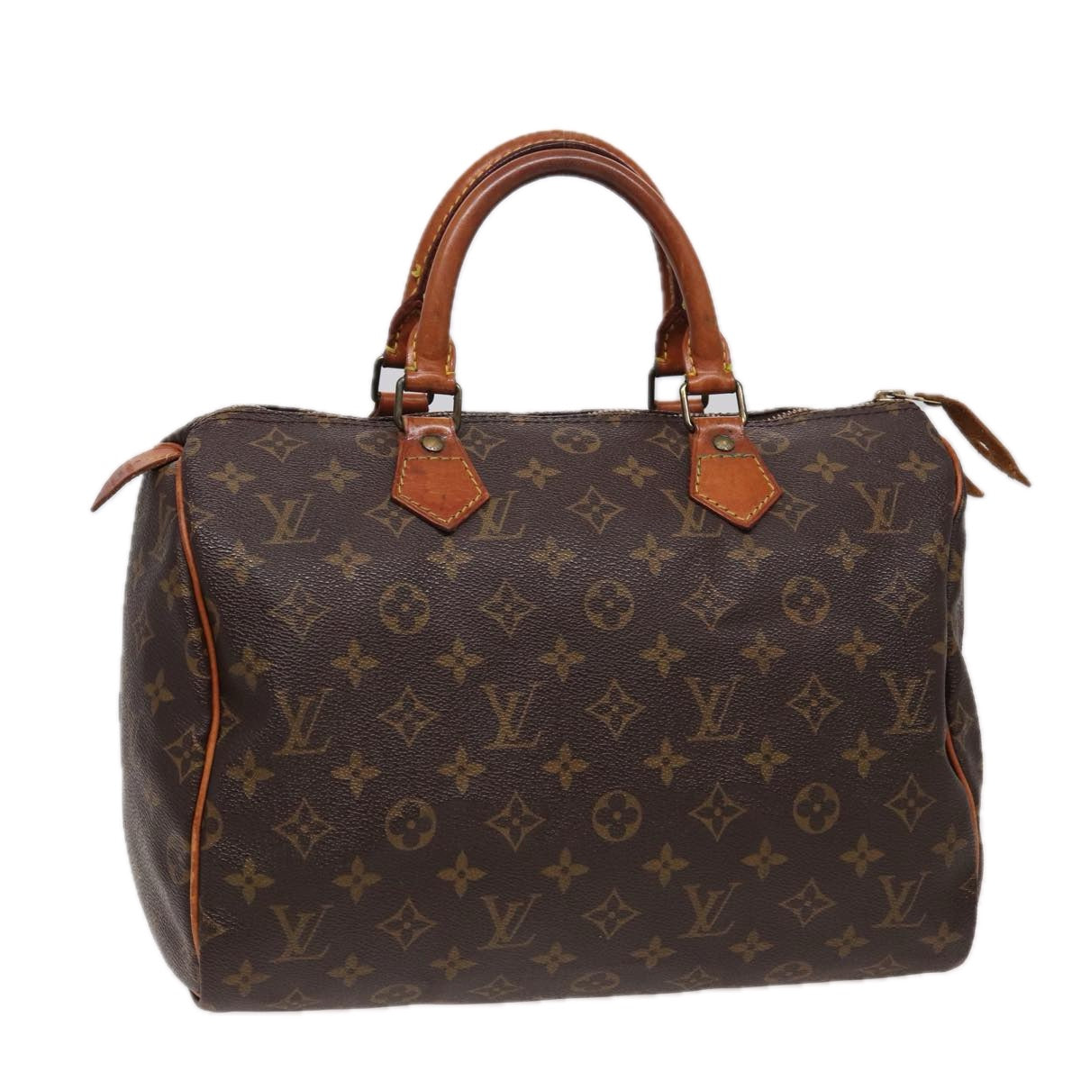 LOUIS VUITTON Monogram Speedy 30 Hand Bag M41526 LV Auth yk13464