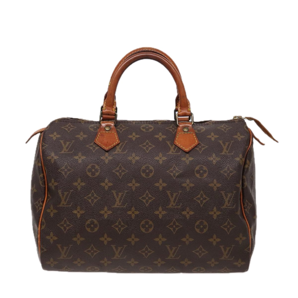 LOUIS VUITTON Monogram Speedy 30 Hand Bag M41526 LV Auth yk13464